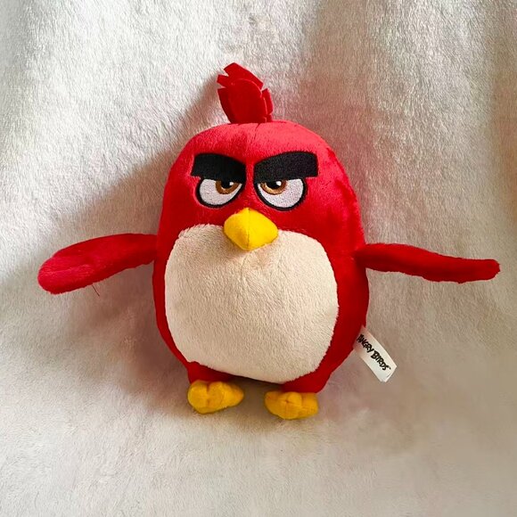 Angry Birds Movie Plush Red Bird 2017 Rovio Toy Factory 9 Inches - Picture 1 of 9